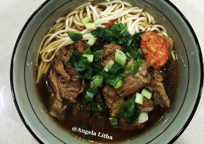 Sup mie & daging sapi,niu row mien,(taiwan food)