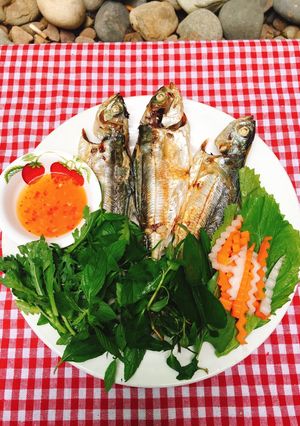 Hình của món Cá Nướng Mọi.