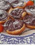 Pasteles de Belém con chocolate