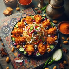 A picture of Pakora Chaat Delight.