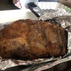 A picture of Roast Leg of Lamb.