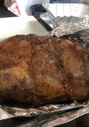 A picture of Roast Leg of Lamb.