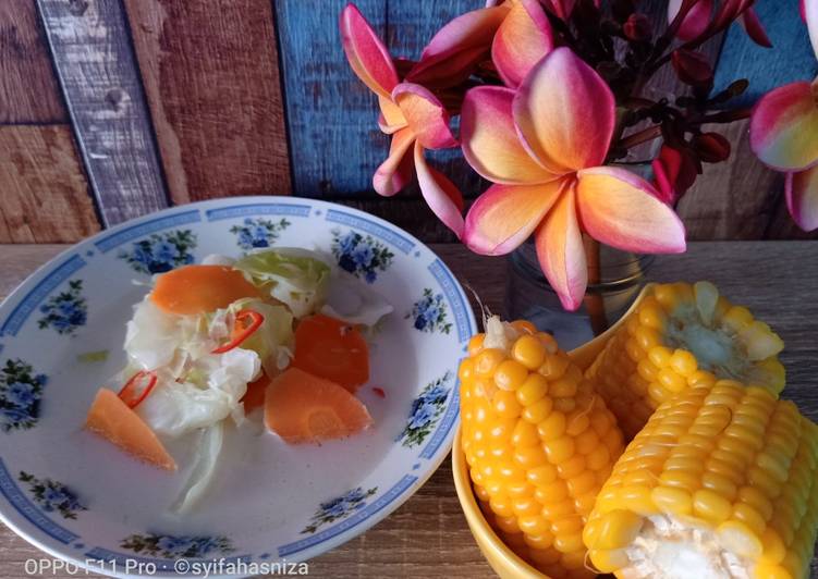 Langkah Langkah Buat Kobis masak putih yang Yummy