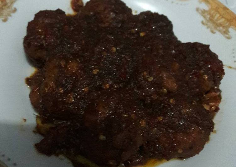 Resep Bola daging bumbu semur ala momy Anti Gagal