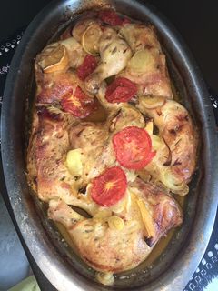 A picture of Baked Chicken Thighs.
