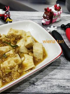 Foto resep Mapo Tahu Daging Cincang