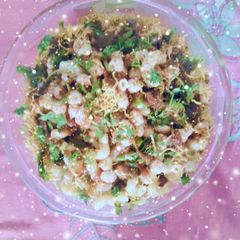 Macaroni chaat A picture of Macaroni chaat.