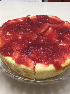 Una foto de New York cheesecake