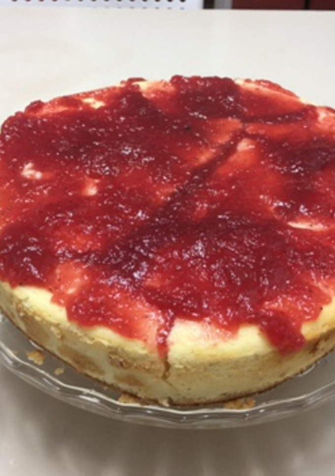 Una foto de New York cheesecake