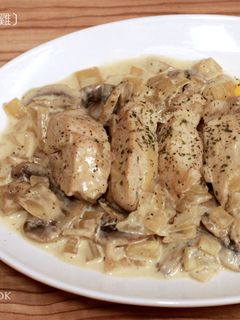 菲姐私房菜-白醬蘑菇燉雞 的食譜成品照片