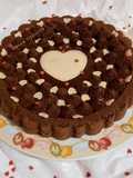 Crostata morbida con ganache al cioccolato fondente