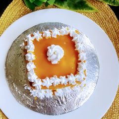 A picture of Mango bread cake.