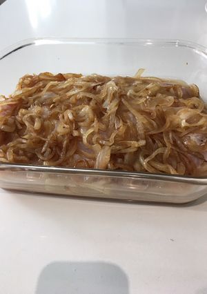 Una foto de Filetes de pescado a la cebolla