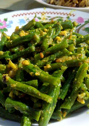 Foto resep Kacang tumis bumbu Kuning