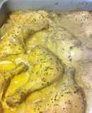 Piernas de pollo a la mostaza (8 porciones)
