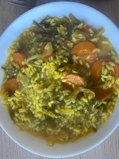 Una foto de Arroz con verduras