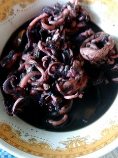Foto resep Masak cumi si tinta hitam