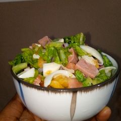 Sausage salad A picture of Sausage salad.