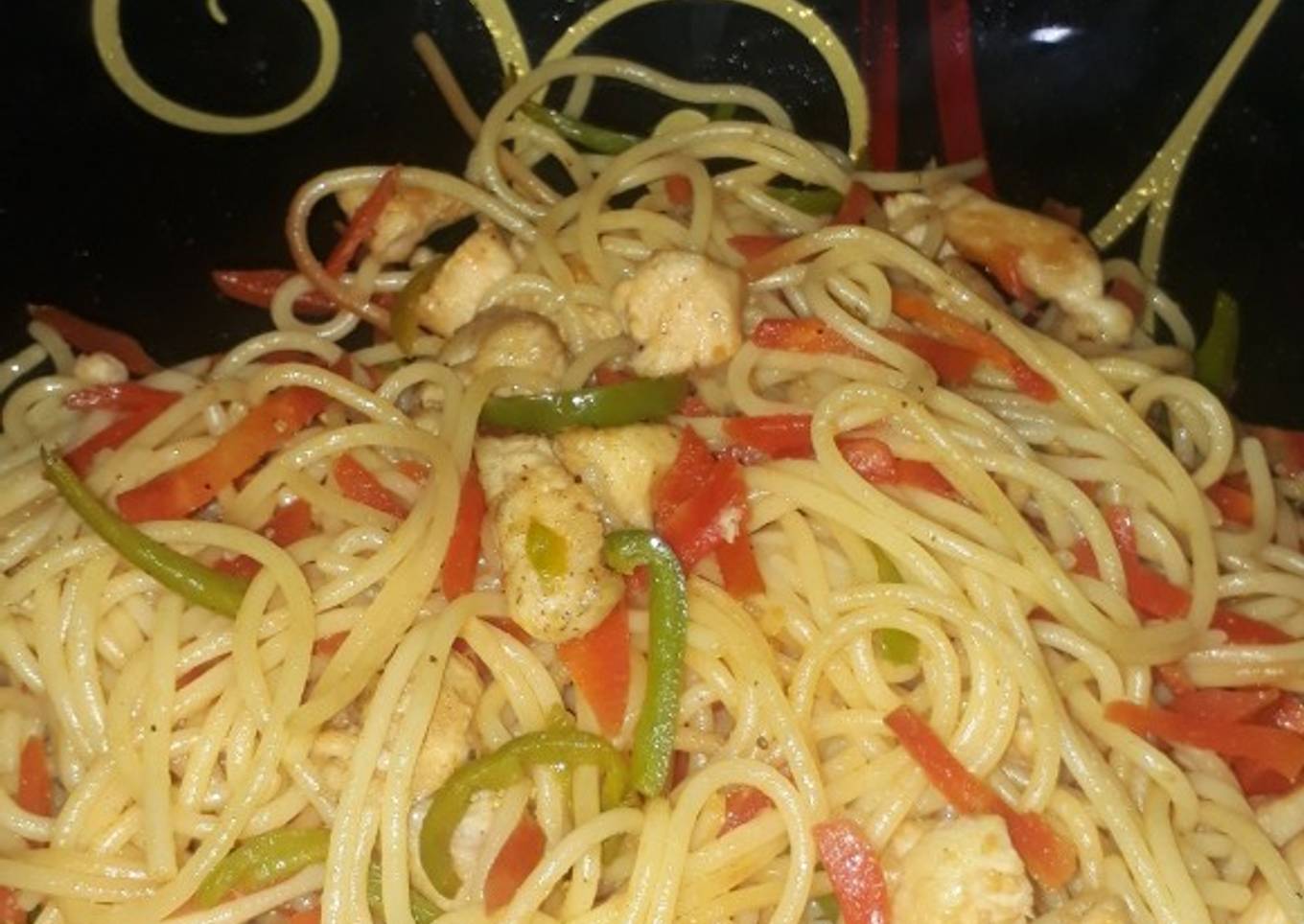 Chicken spaghetti