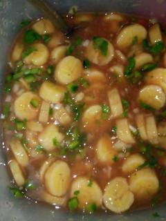 Una foto de Ceviche de Banano