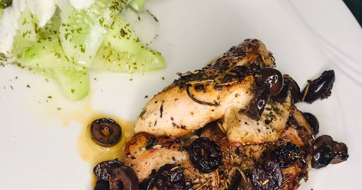 Baked Chicken and Olives Recipe by Bianca Mwale Cookpad