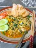 Mie nyemek ala resto