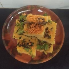 A picture of Chana Dal dhokla.
