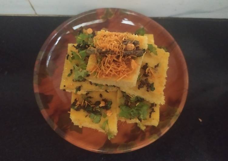 Steps to Prepare Quick Chana Dal dhokla