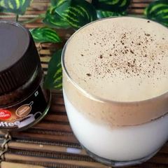 A picture of Dalgona coffee.