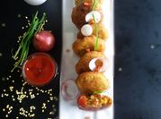 A picture of tomato kachori