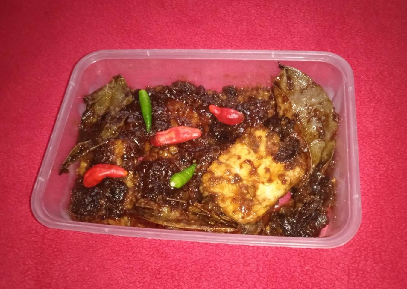Bacem tempe bumbu kuleud