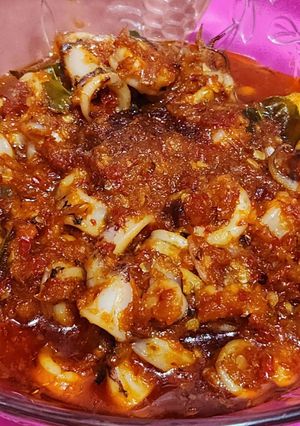 Foto resep Sambal cumi ala Cha