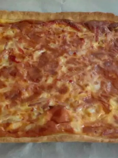 Una foto de Quiche de jamón, queso y bacon