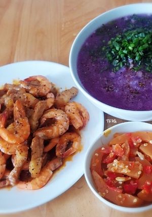 Hình của món CƠM nhà 3 món.