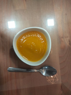 Una foto de Puré de Calabaza, Puerro y Patata