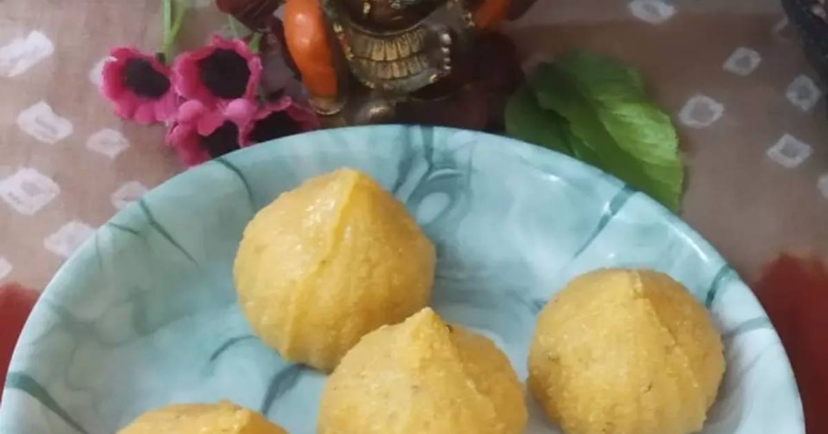 Suji-kesar modak Recipe by DrPushpa Dixit - Cookpad