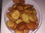 Una foto de tortas frita con bicarbonato
