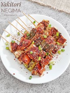 Foto resep #healthyfood -Yakitori Negima-