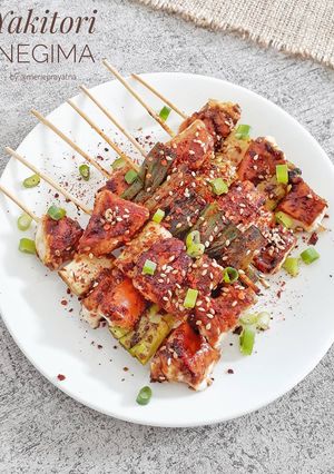 Foto resep #healthyfood -Yakitori Negima-