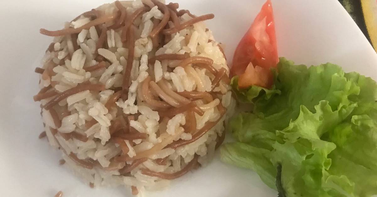 Arroz con fideos (cabellos de ángel) Receta de Maria Luisa Aguilar