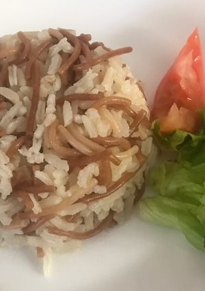 Una foto de Arroz con fideos (cabellos de ángel)