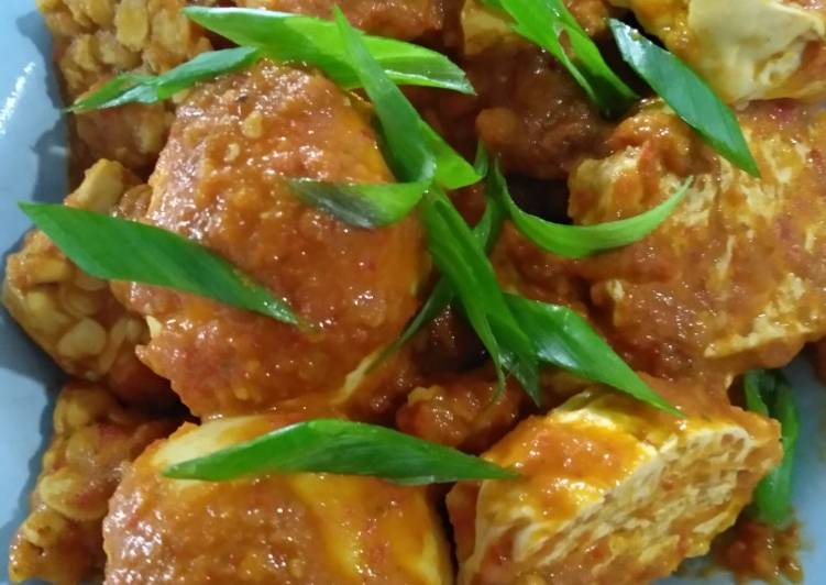 Bahan memasak Tetehu susu pedas bumbu merah, Enak Banget