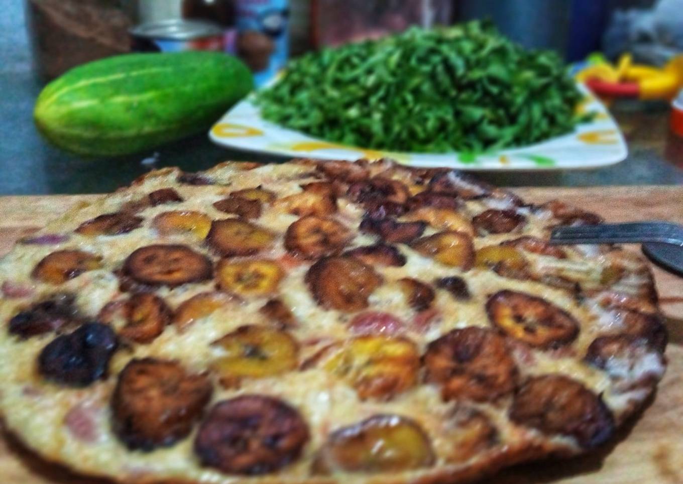 Plantain frittata