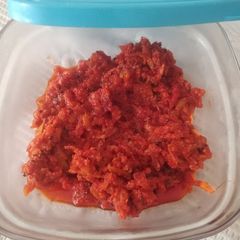 A picture of Quick Pickle South Indian style.