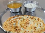 A picture of dosa with moong dal and urad dal