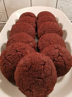 Φωτογραφία της συνταγής Brownie - Cookies σοκολάτας