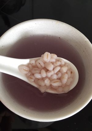 A picture of Purple Barley drink.