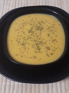 Una foto de Crema de calabaza