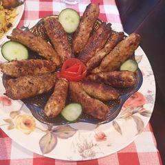 A picture of Seekh kababs.