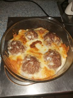 Una foto de Pastel de albóndigas